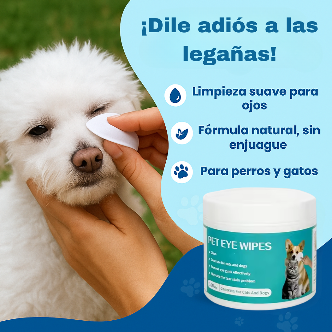 Toallitas de Ojos para Mascotas 2X1 – (200 Unidades)