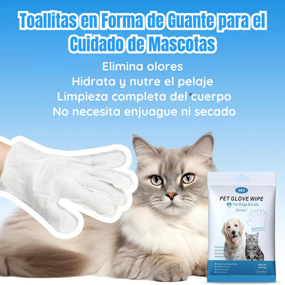 Guantes de Limpieza y Desodorización para Mascotas – 1+1 Gratis (40 Guantes)