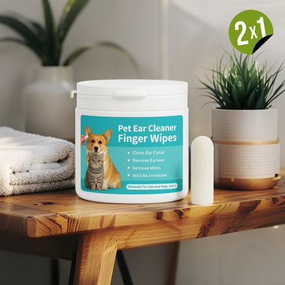 Toallitas de Oidos para Mascotas – 1+1 Gratis